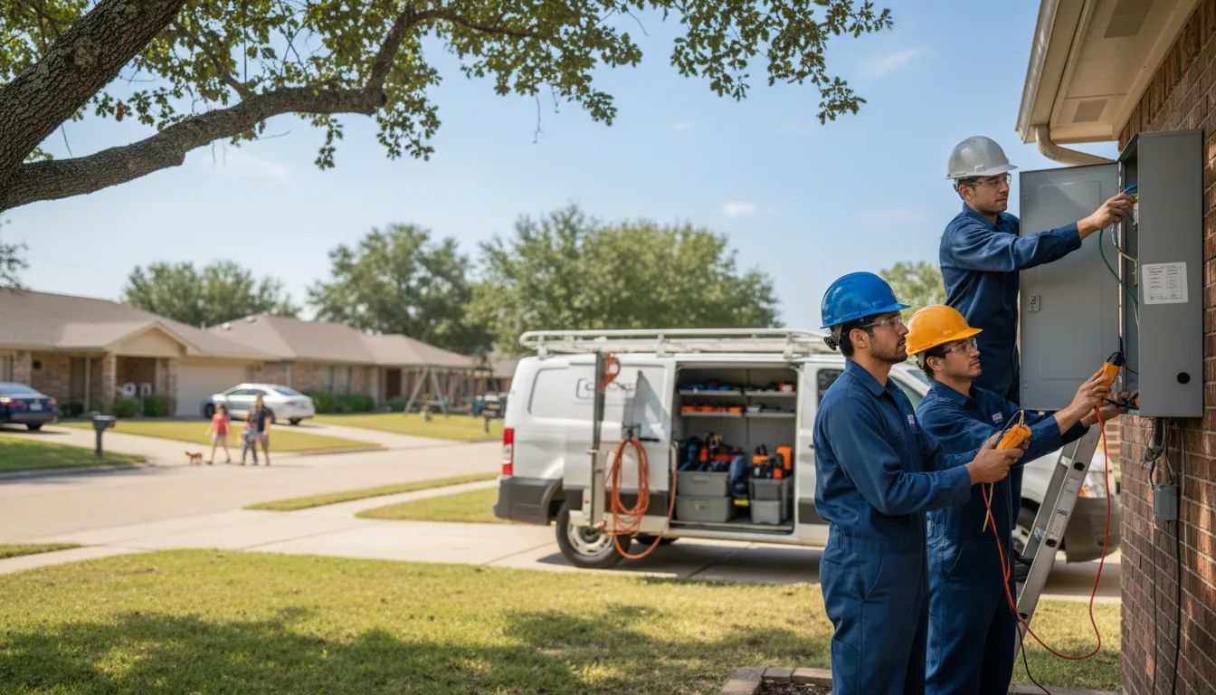 Certified electrician providing emergency electrical services in Mableton, GA